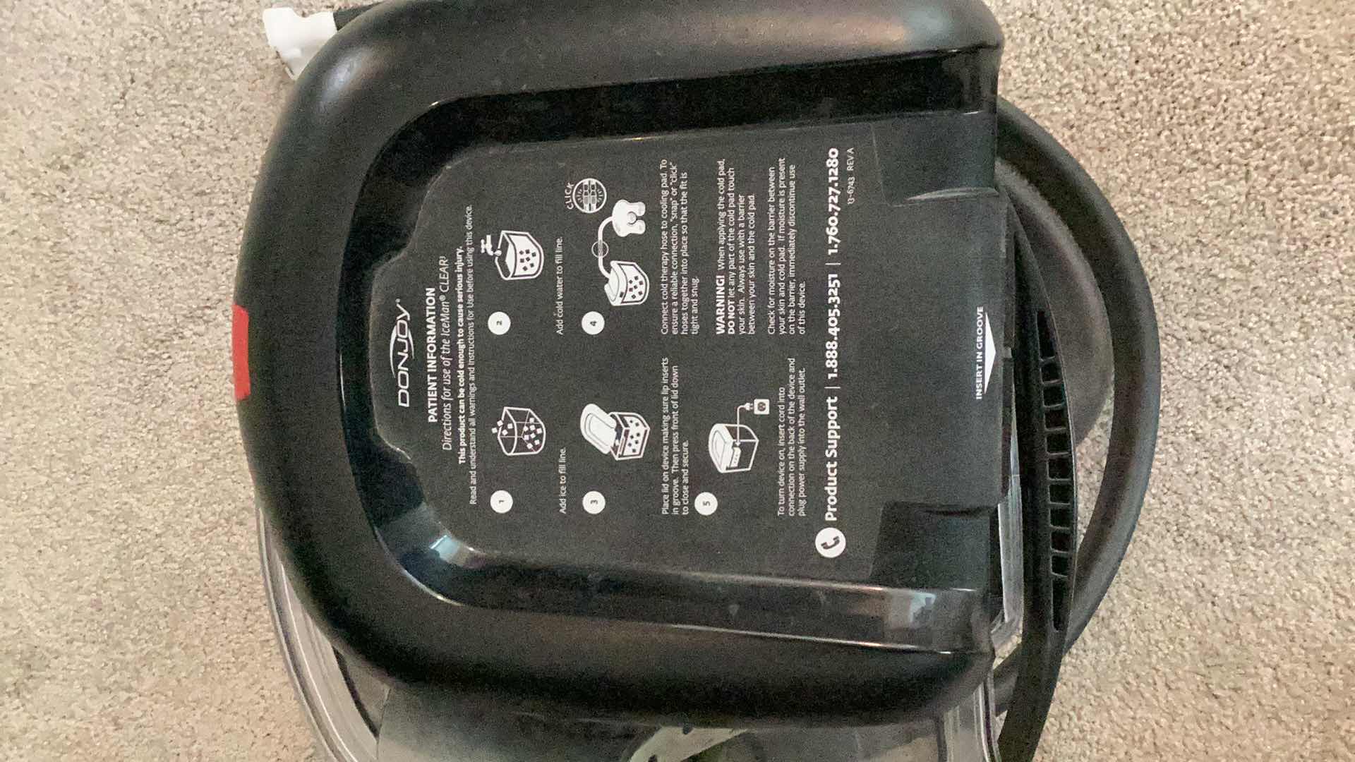 Photo 1 of DONJOY ICEMAN CLEAR3 W/ UNIVERSAL XL PAD