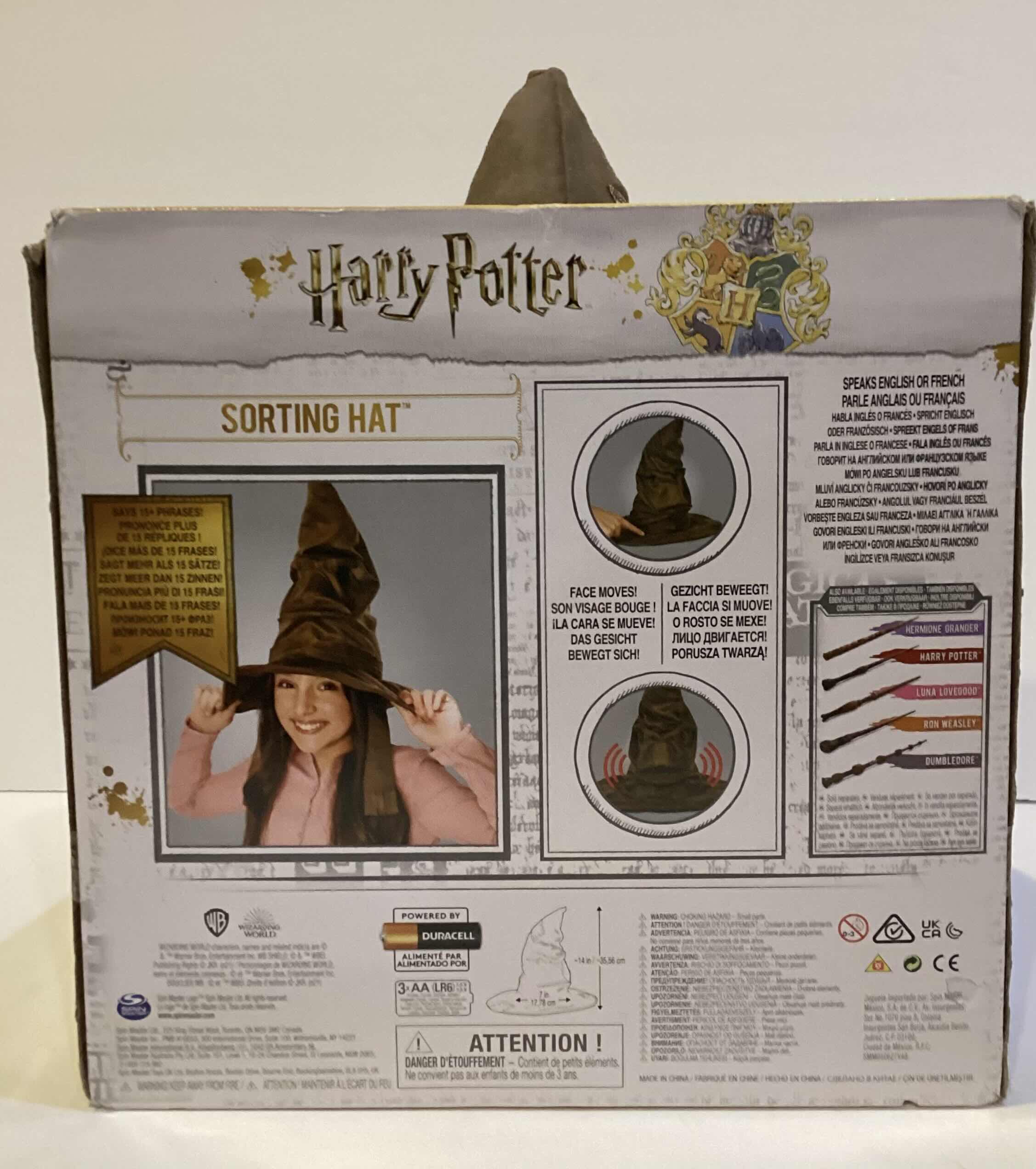 Photo 1 of NIB HARRY POTTER WIZARDING WORLD SORTING HAT