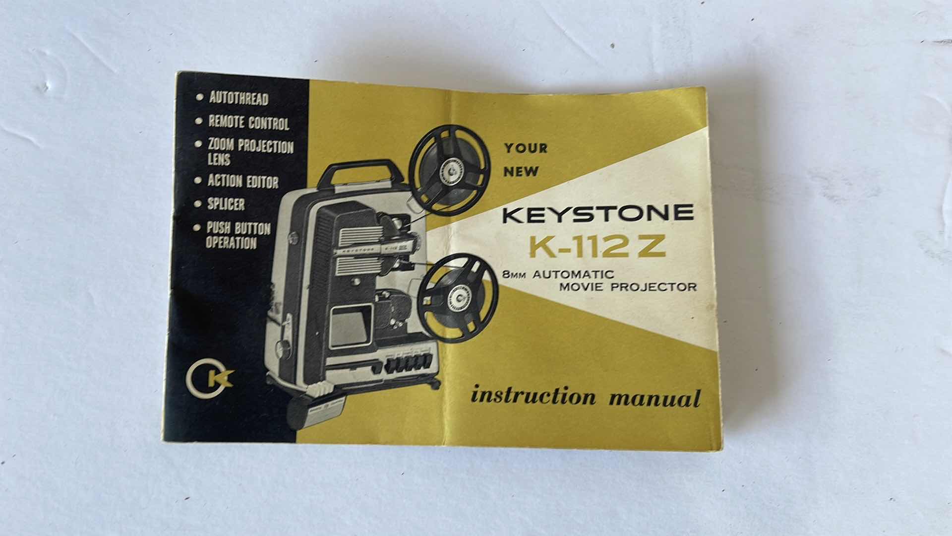 Photo 1 of KEYSTONE K112Z AUTOMATIC MOVIE PROJECTOR