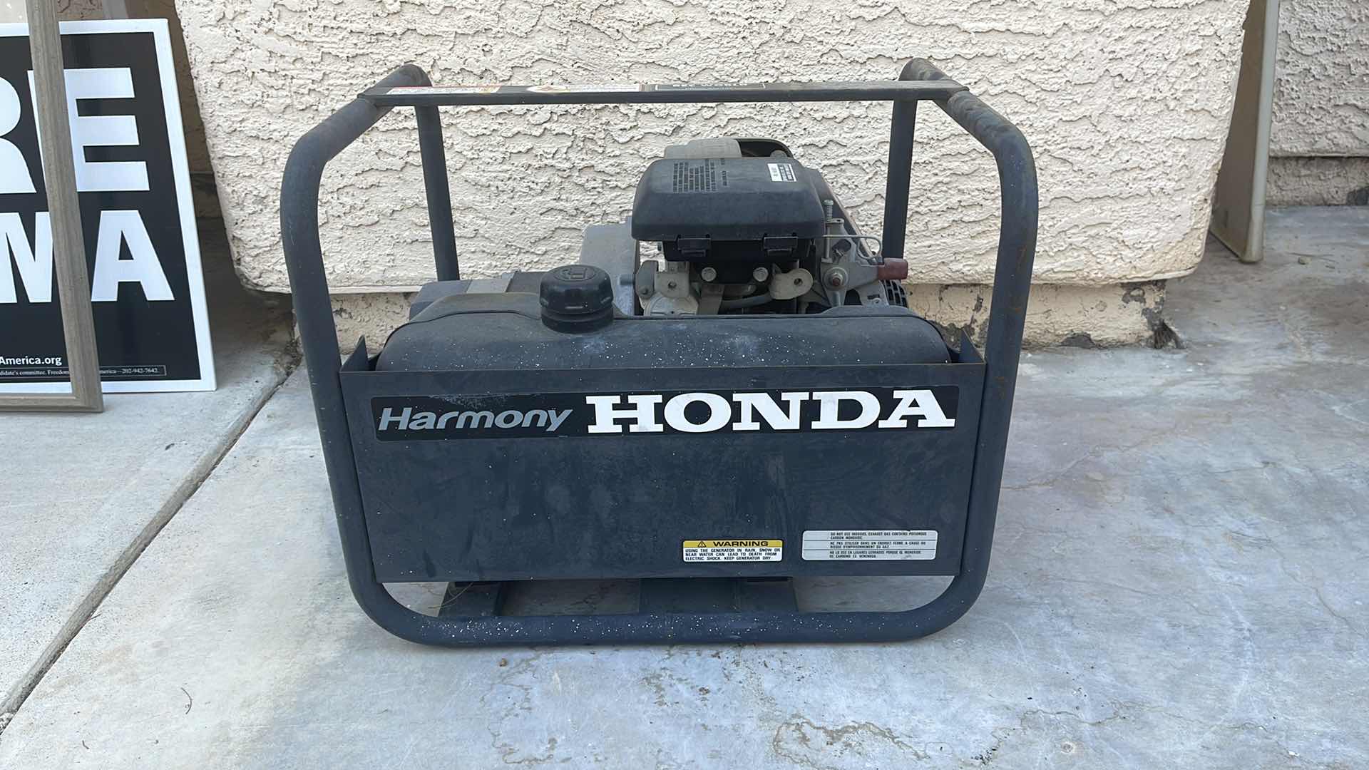 Photo 1 of HONDA HARMONY GENERATOR
