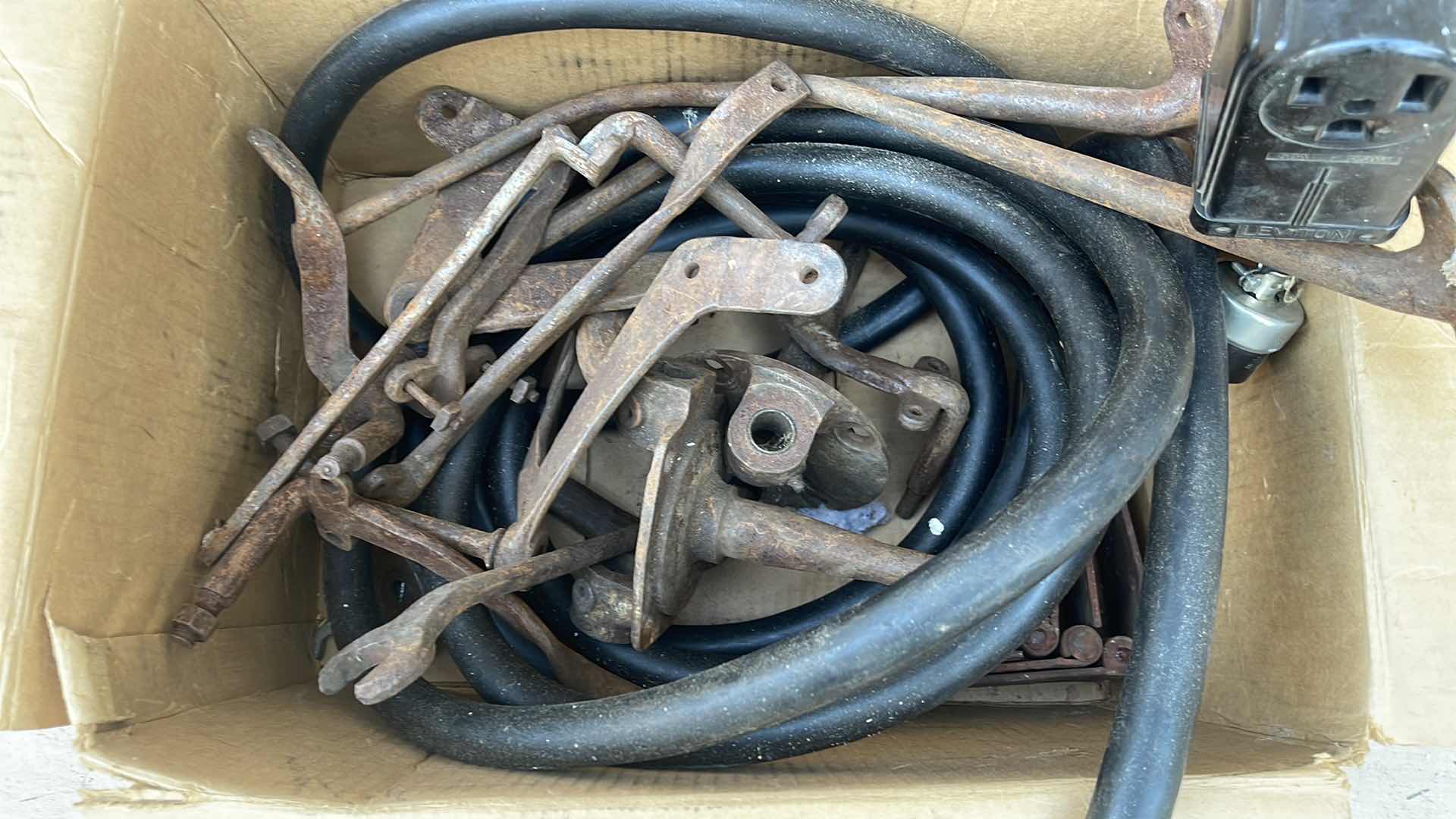 Photo 1 of VINTAGE CABLE AND MACHINE PARTS