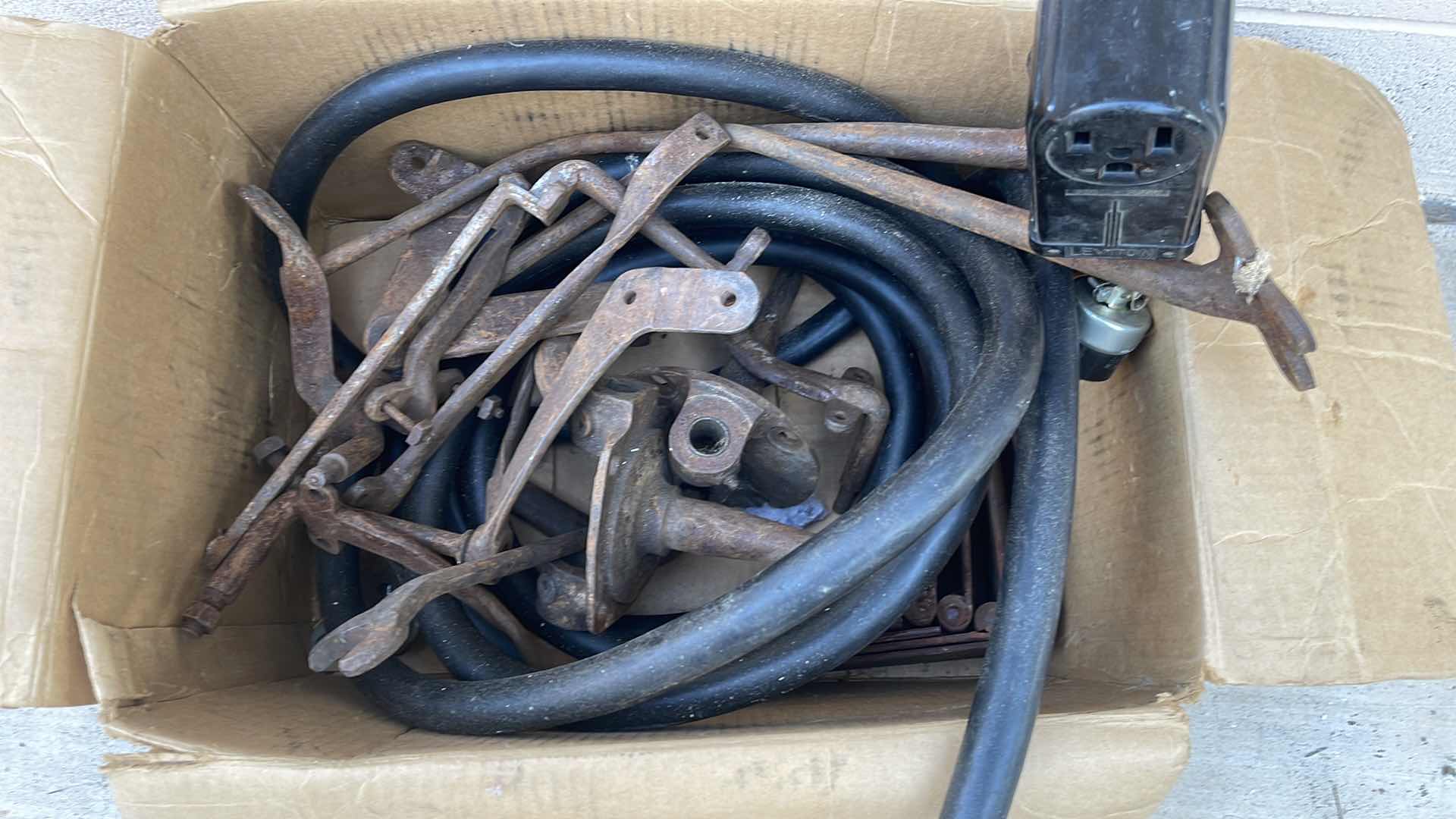 Photo 1 of VINTAGE CABLE AND MACHINE PARTS