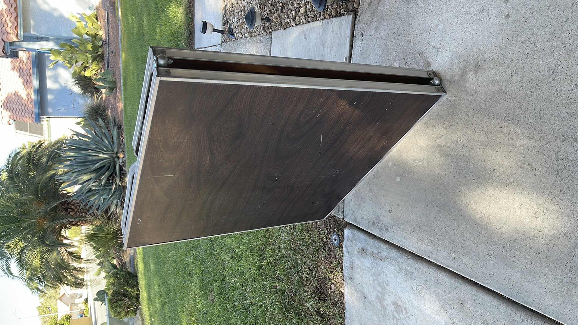 Photo 1 of VINTAGE PORTABLE FOLDING TABLE