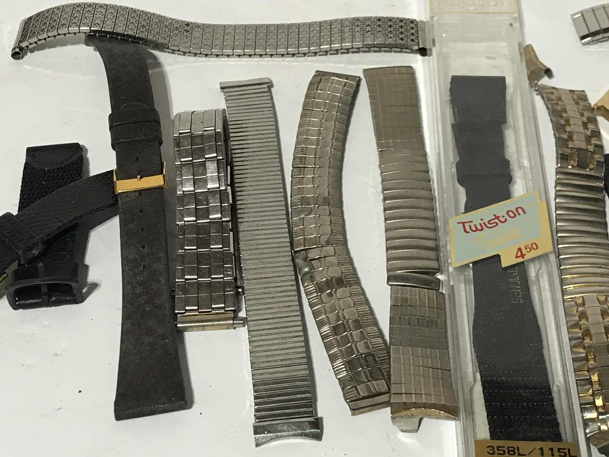 Photo 1 of COLLECTION OF WRIST WATCH BANDS VARIOUS STYLES