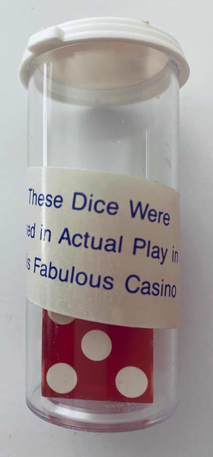 Photo 1 of SANTA FE CRAPS DICE-USED IN ACTUAL PLAY