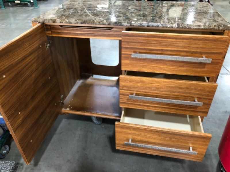 Photo 1 of FAUX MARBLE 4 DRAWER CADENZA 48”x26”x36”