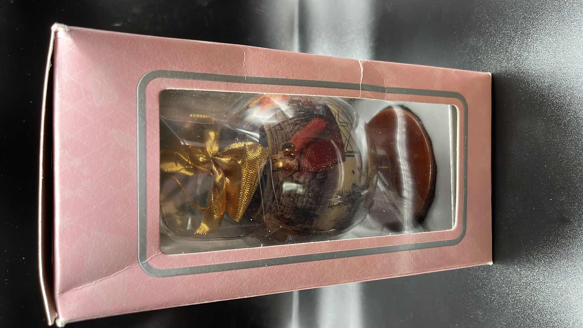 Photo 1 of 1997 HOLIDAY BARBIE DECOUPAGE ORNAMENT W WOODEN STAND