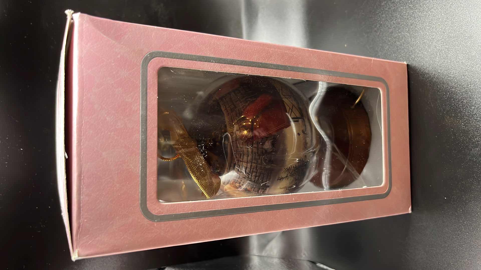 Photo 1 of 1997 HOLIDAY BARBIE DECOUPAGE ORNAMENT W WOODEN STAND