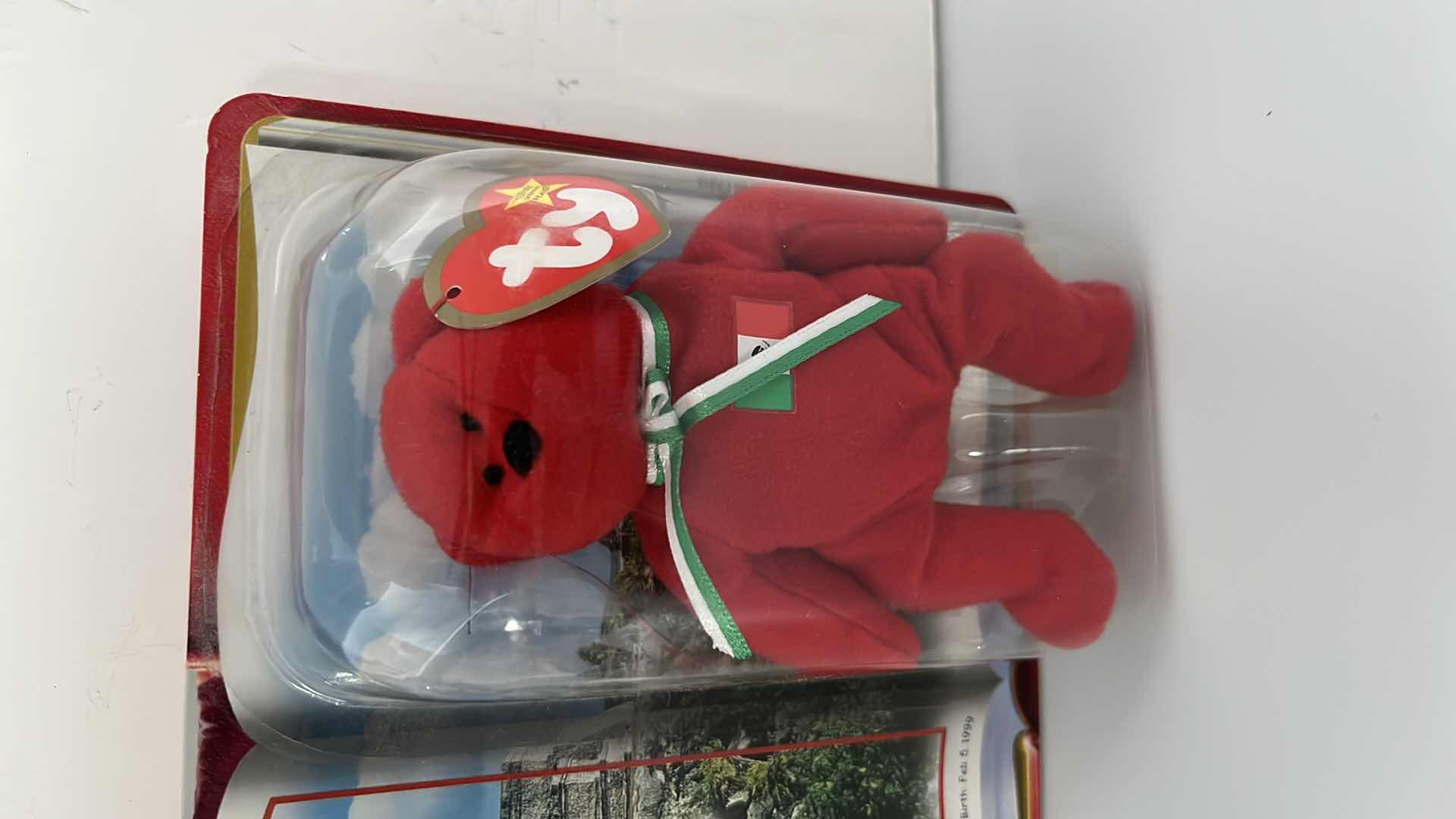 Photo 1 of TY MCDONALD’S TEENIE BEANIE BABIES PLUSH TOY INTERNATIONAL BEARS II OSITO, SPANGLE, GERMANIA 2000