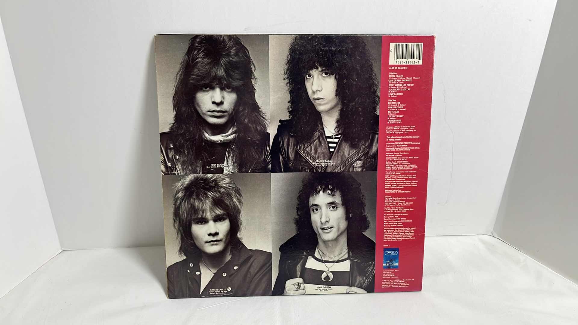 Photo 1 of QUIET RIOT METAL HEALTH VINYL ALBUM 1983