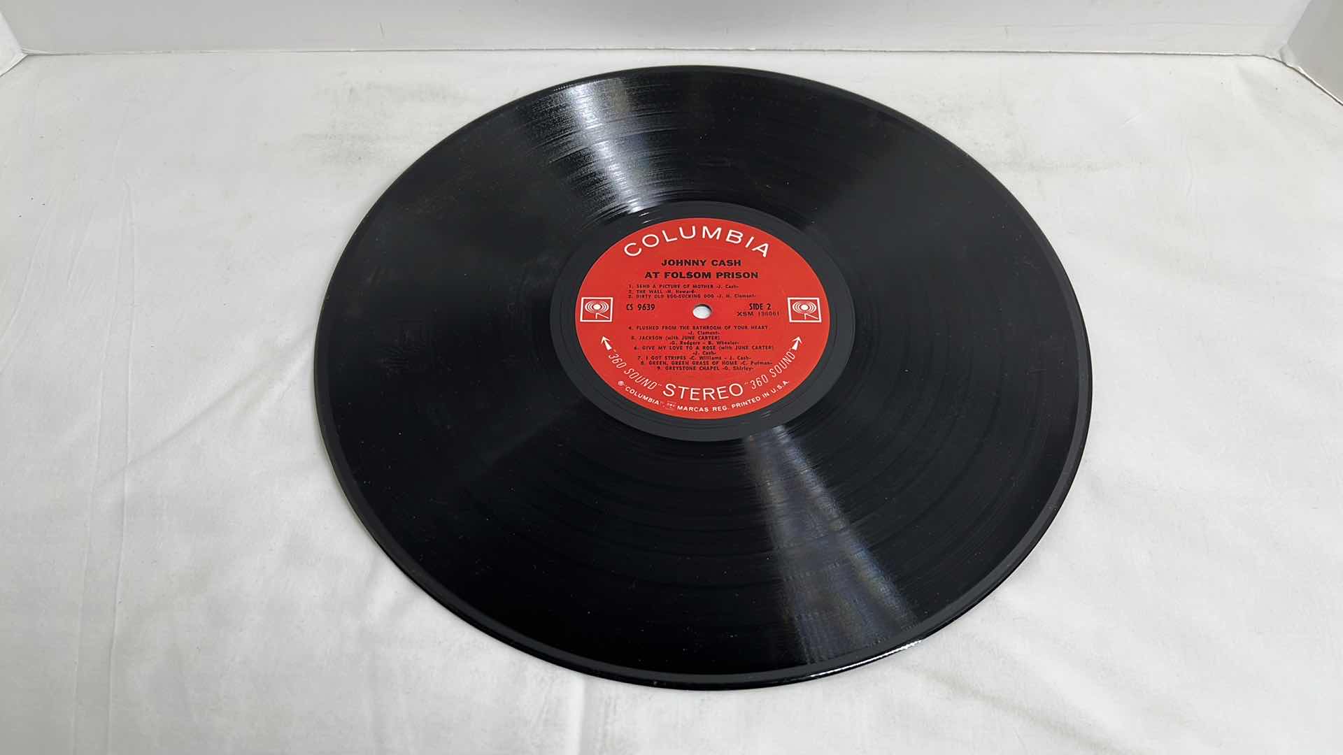 Photo 1 of JOHNNY CASH AT FOLSOM PRISON VINYL ALBUM