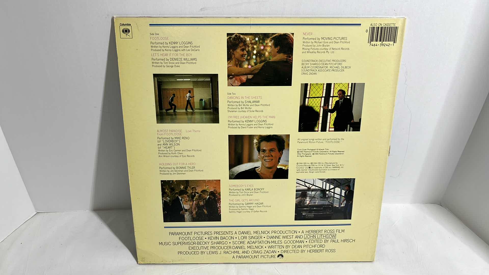 Photo 1 of FOOTLOOSE ORIGINAL SOUNDTRACK VINYL ALBUM