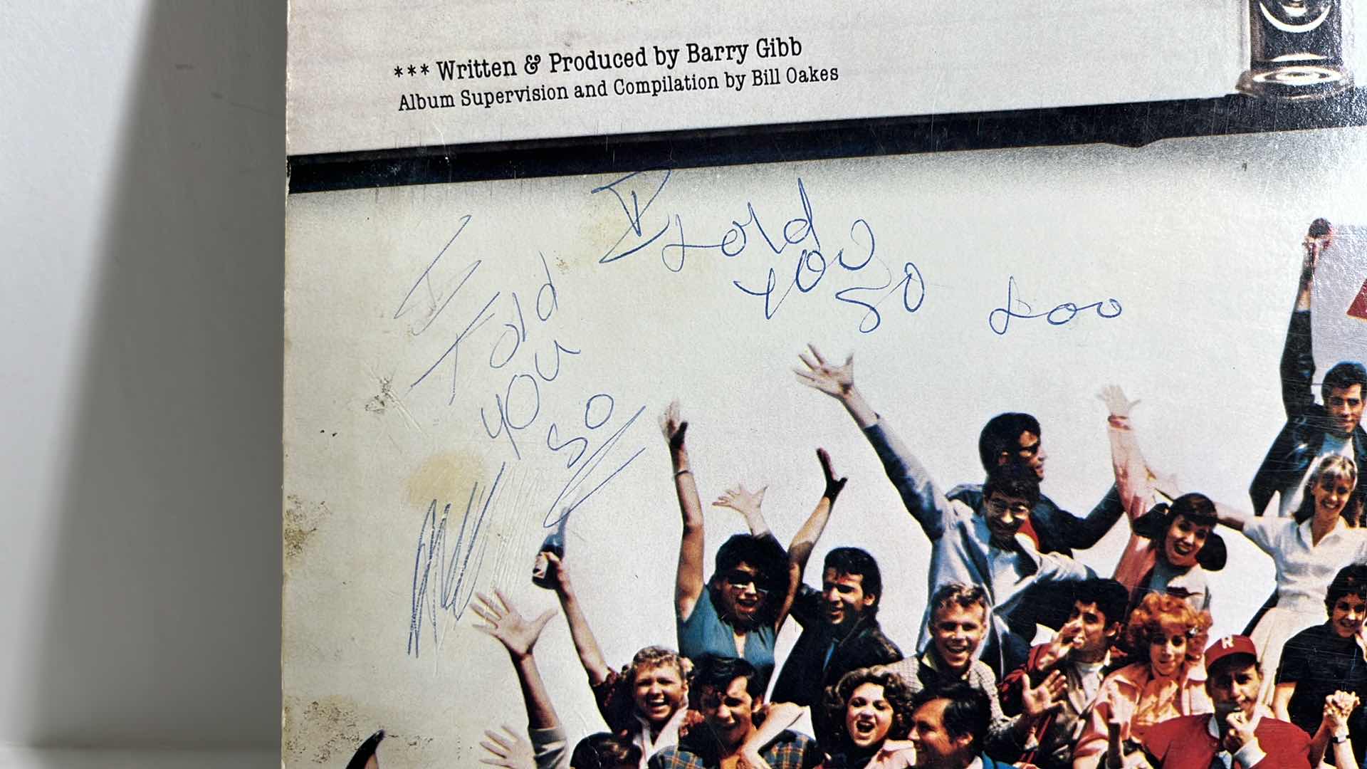 Photo 1 of GREASE THE ORIGINAL SOUNDTRACK 1978 VINYL ALBUM 