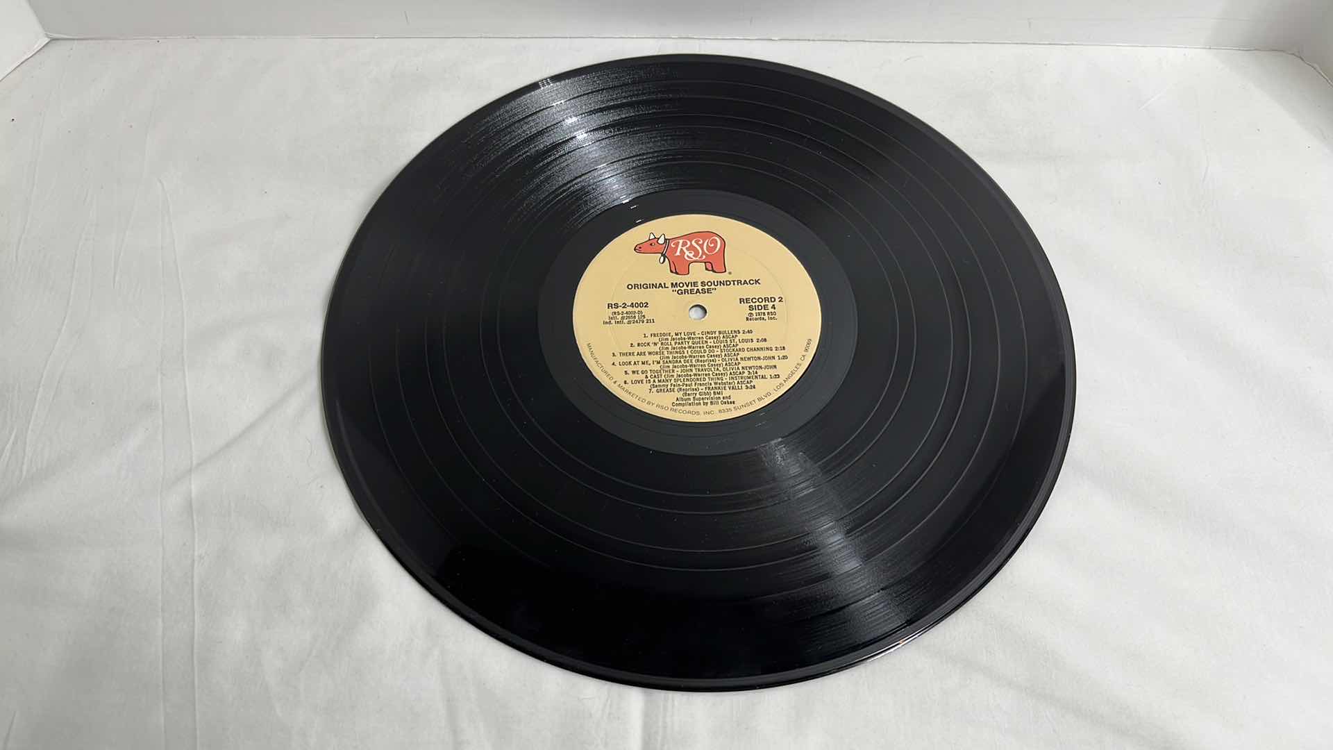 Photo 1 of GREASE THE ORIGINAL SOUNDTRACK 1978 VINYL ALBUM 