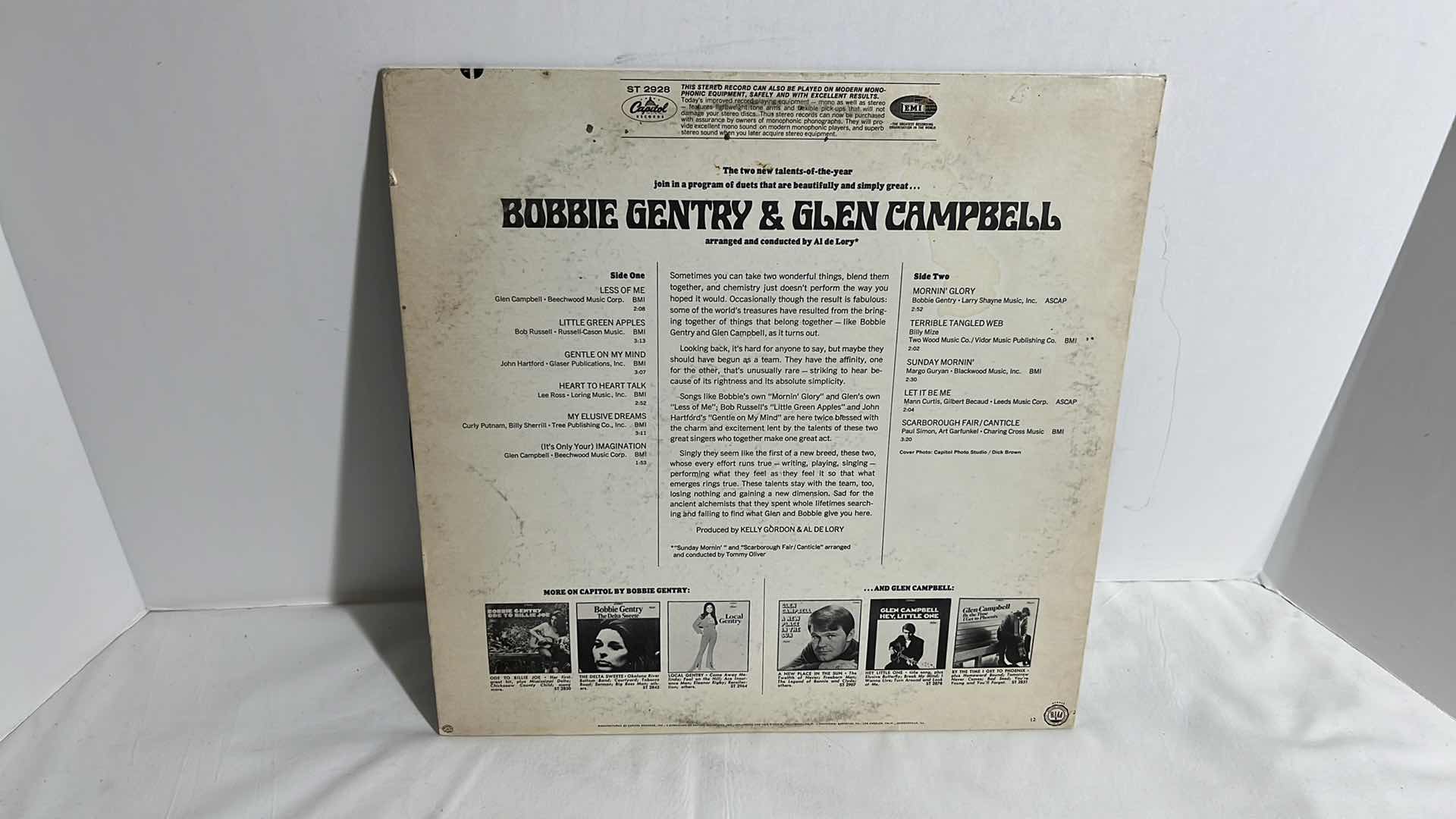 Photo 3 of GLEN CAMPBELL, BURT BACHARACH, BOBBIE GENTRY & GENE PITNEY VARIOUS VINYL ALBUMS (3)