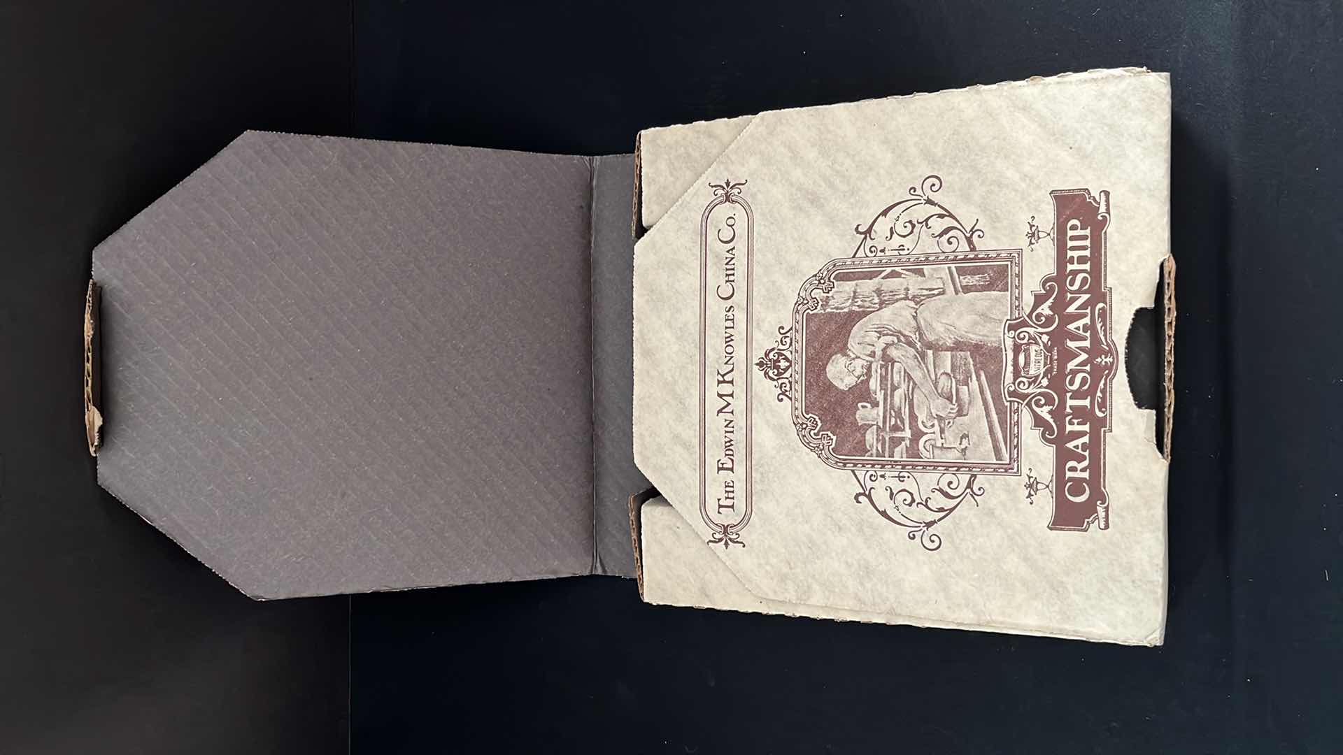 Photo 1 of EDWIN M KNOWLES CHINA CO. NORMAN ROCKWELL PLATE THE GOURMET W COA 8.5”