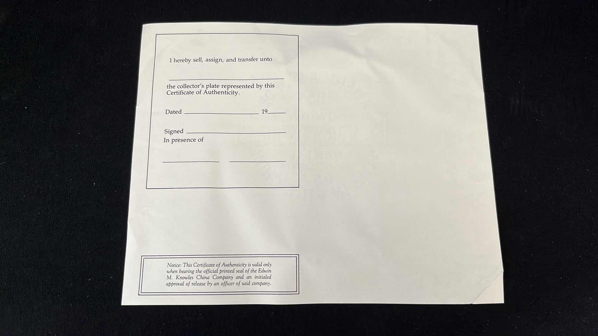 Photo 1 of EDWIN M KNOWLES CHINA CO. LIVING WITH NATURE: JERNER’S DUCKS THE MALLARD W PLATE HANGER & COA 8.5”