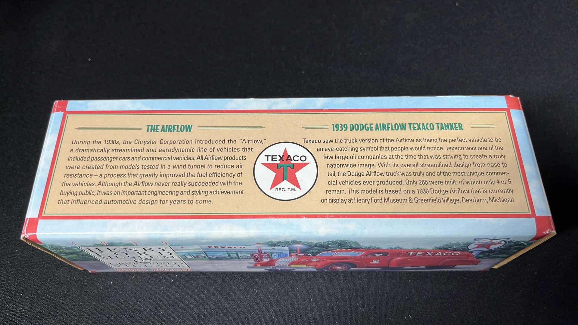 Photo 9 of ERTL COLLECTIBLES, 1997 TEXACO HENRY FORD MUSEUM & GREENFIELD VILLAGE DIE-CAST REPLICA 1939 DODGE AIRFLOW AND VINTAGE MINIATURE GAS CYLINDER PUMP 7.5”
$25
$15