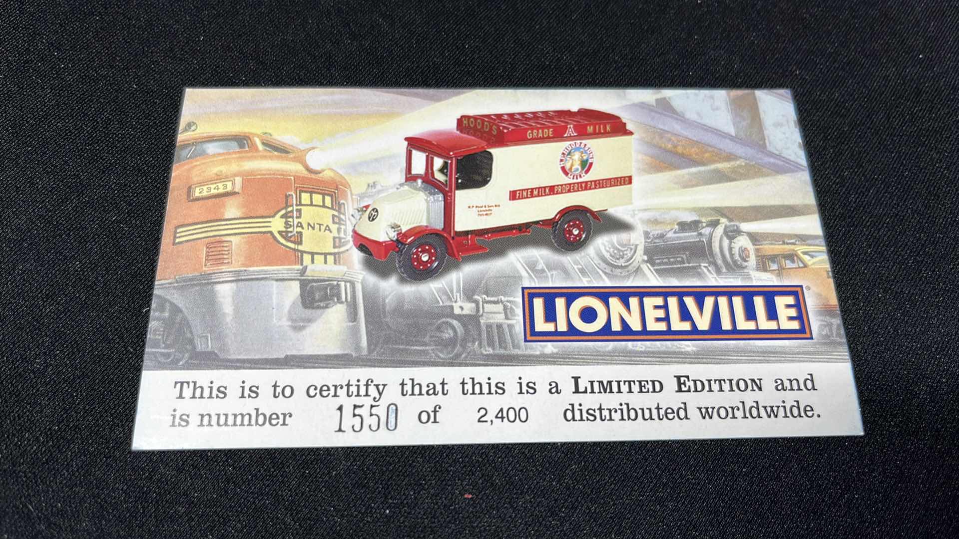 Photo 1 of CORGI CLASSICS INC, LIONELVILLE LIMITED EDITION DIE-CAST REPLICA MACK AC DELIVERY TRUCK H.P. HOOD & SONS MILK US50602
$50