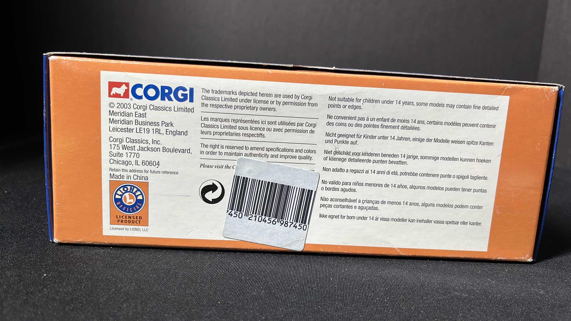 Photo 1 of CORGI CLASSICS INC, LIONELVILLE LIMITED EDITION DIE-CAST REPLICA MACK AC DELIVERY TRUCK H.P. HOOD & SONS MILK US50602
$50