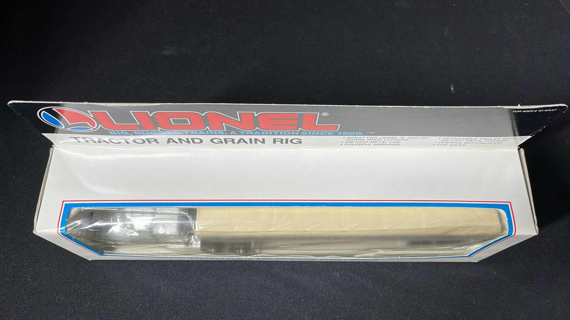 Photo 1 of LIONEL TRAINS INC, LIONELVILLE GRAIN CO. TRACTOR AND GRAIN RIG 1990 STOCK NO 6-12779