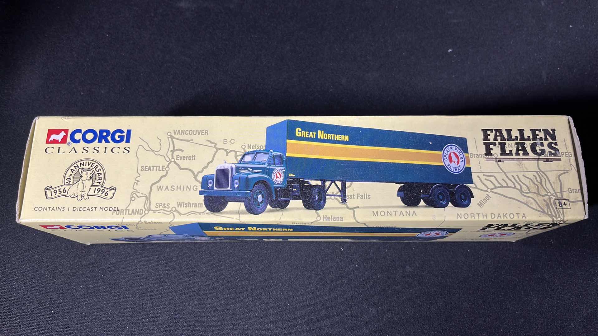 Photo 1 of CORGI CLASSICS LIMITED EDITION GREAT NORTHERN RAILWAY MACK B SERIES SEMI 1996 STOCK NO 52301