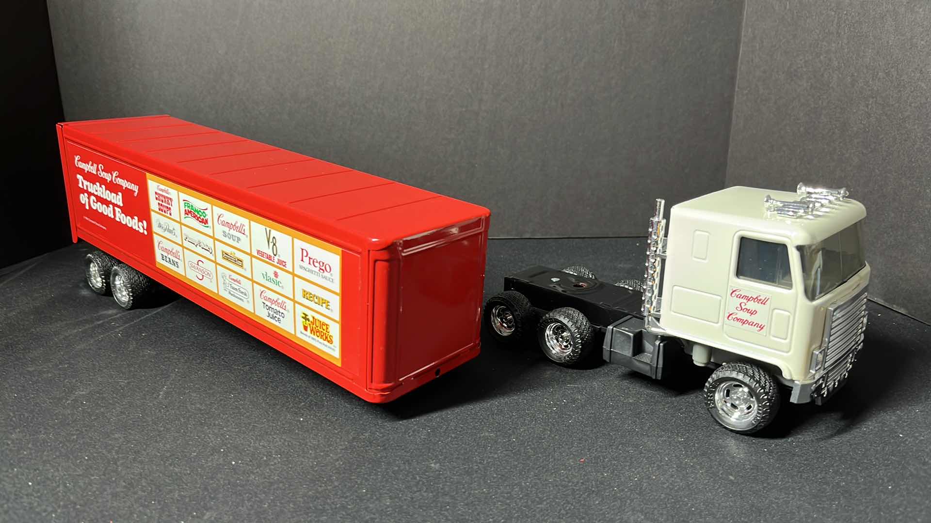Photo 1 of ERTL COLLECTIBLES, CAMPBELL’S SOUP COMPANY TRACTOR AND TRAILER 19” NO 3622