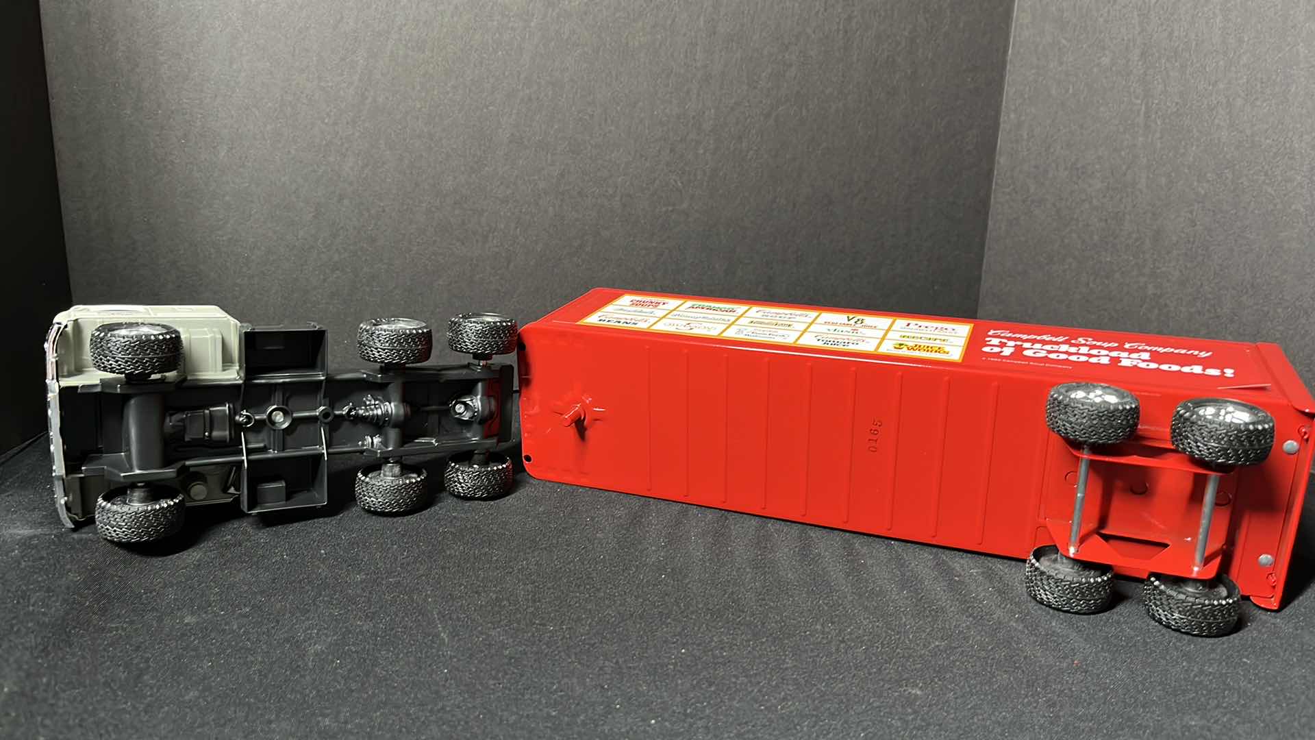 Photo 1 of ERTL COLLECTIBLES, CAMPBELL’S SOUP COMPANY TRACTOR AND TRAILER 19” NO 3622