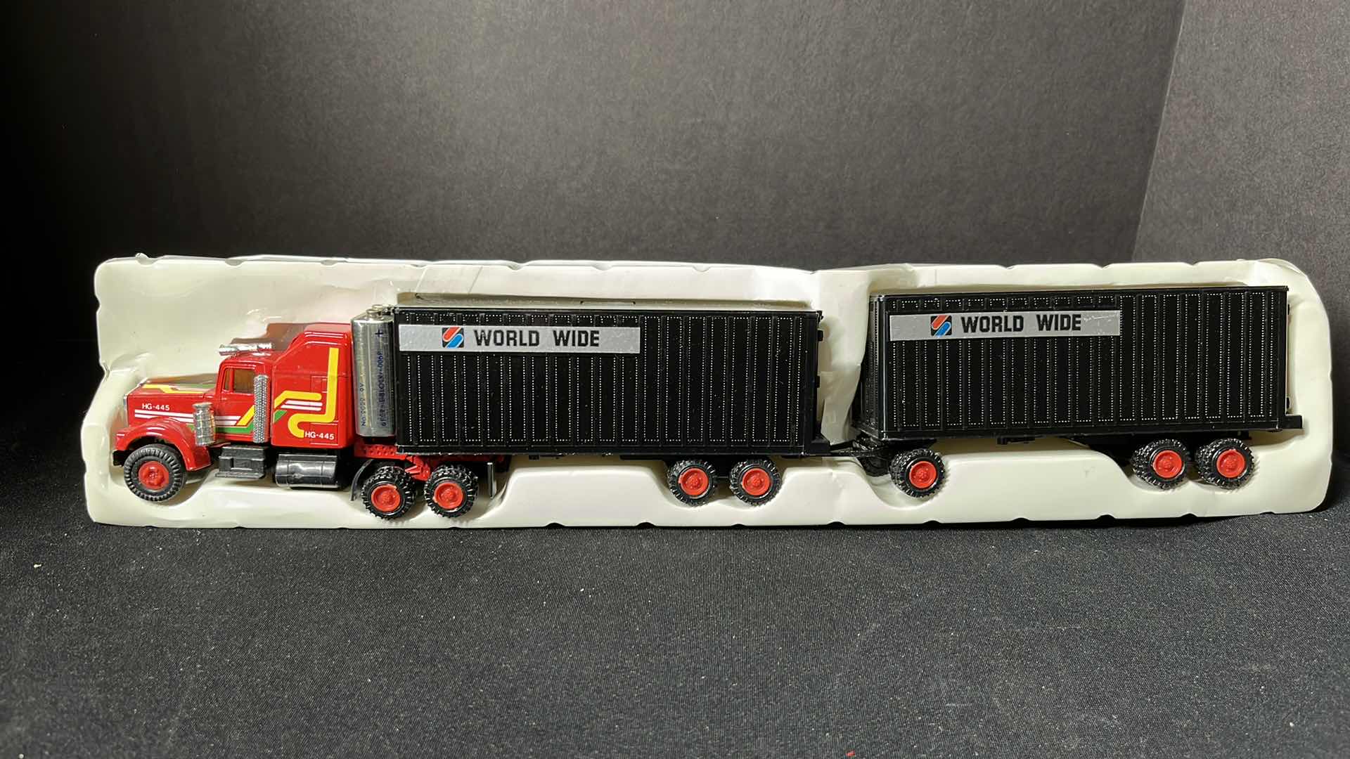 Photo 1 of GOOD PLAY WORLD WIDE TRACTOR AND CONTAINER TOY FROM GERMANY