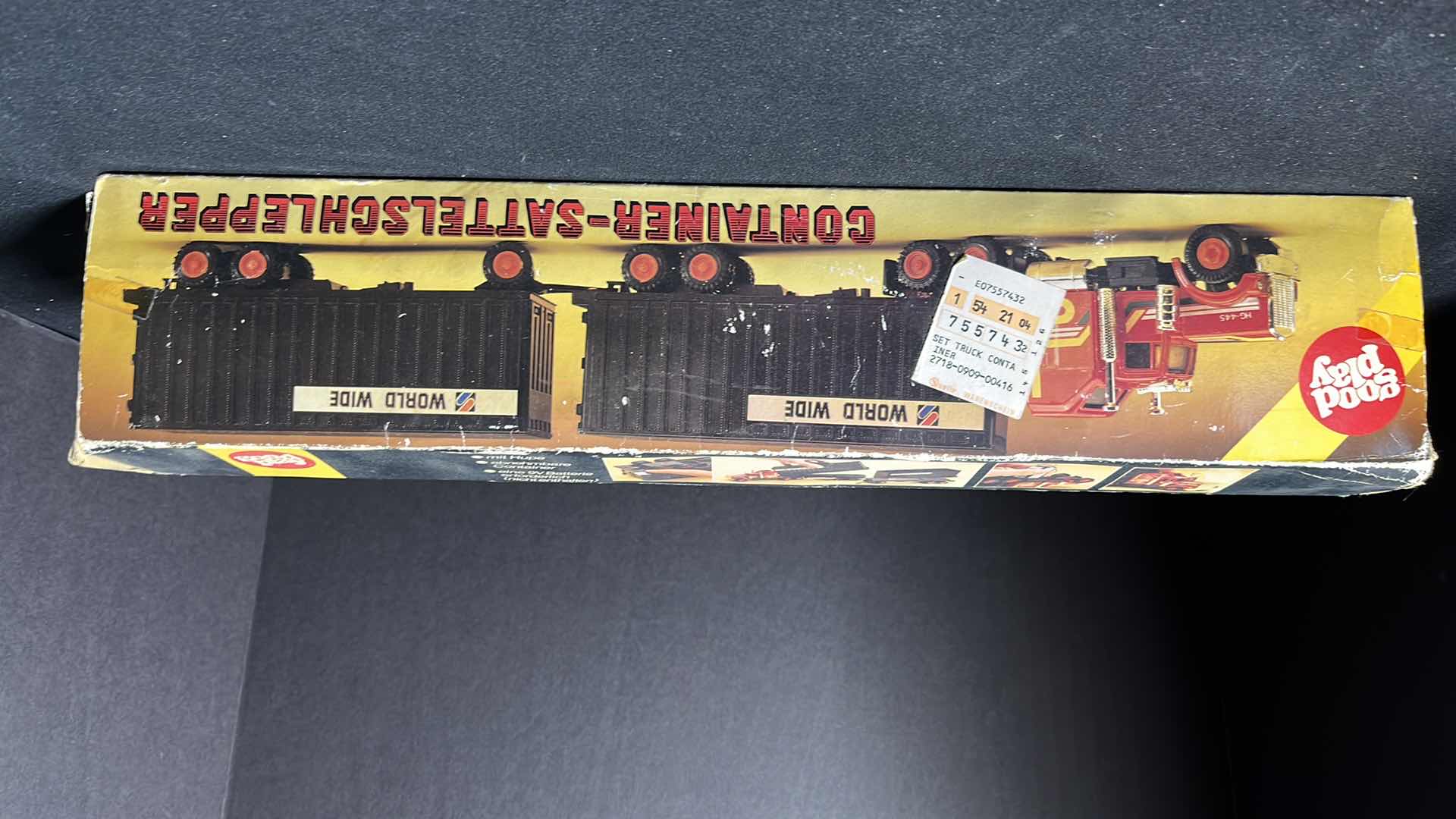 Photo 1 of GOOD PLAY WORLD WIDE TRACTOR AND CONTAINER TOY FROM GERMANY