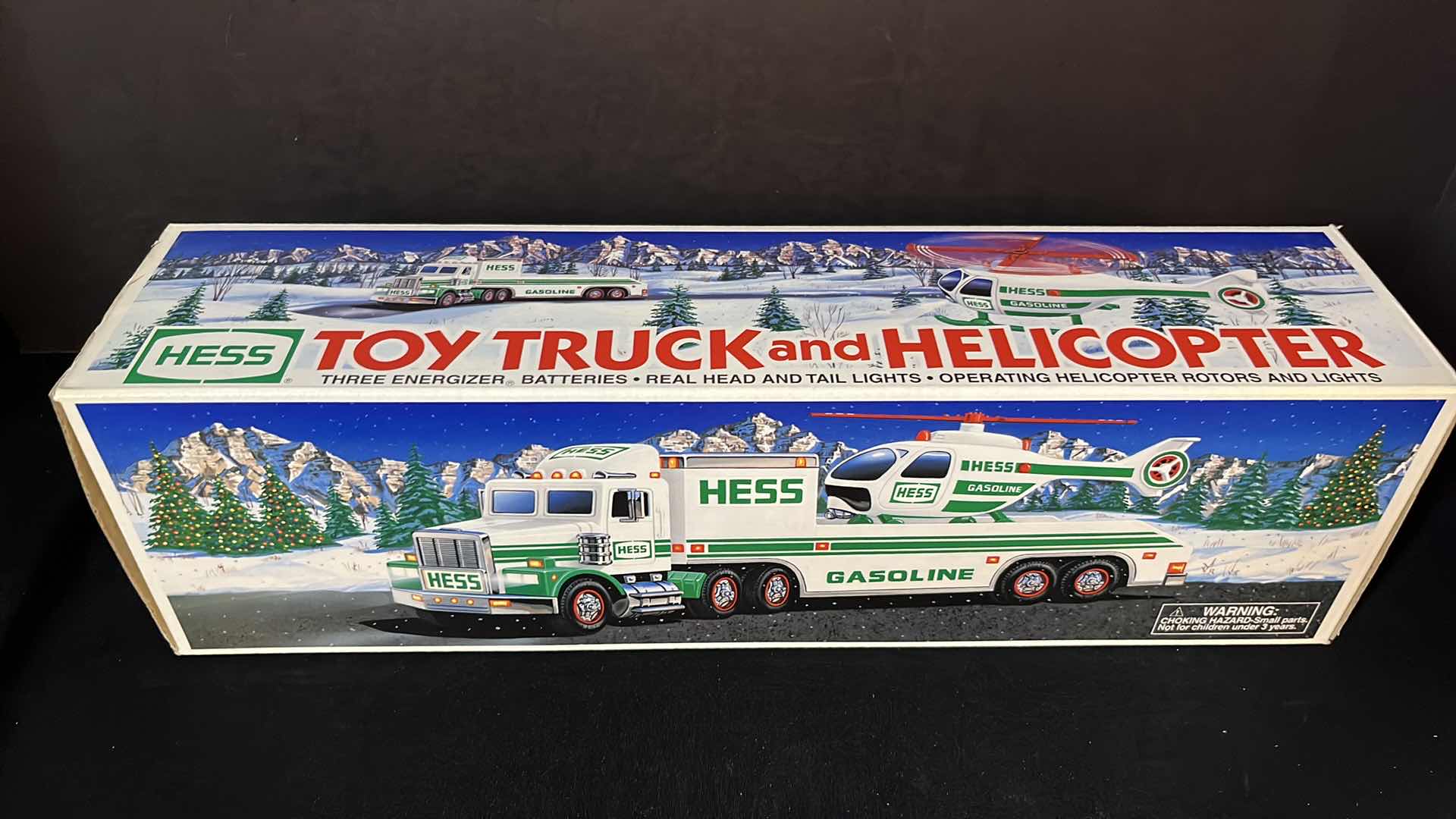 Photo 1 of HESS TOY TRUCK AND HELICOPTER 1995