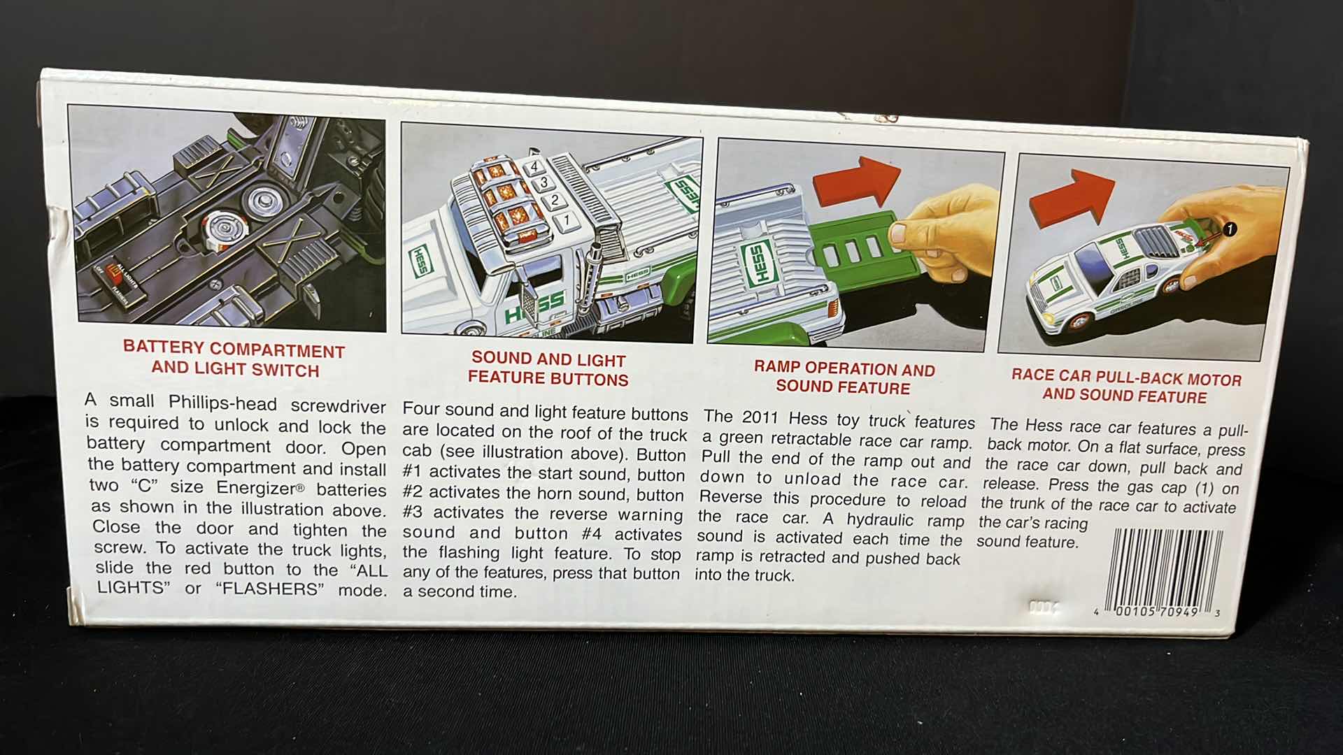 Photo 6 of HESS TOY TRUCK AND RACE CAR 2011