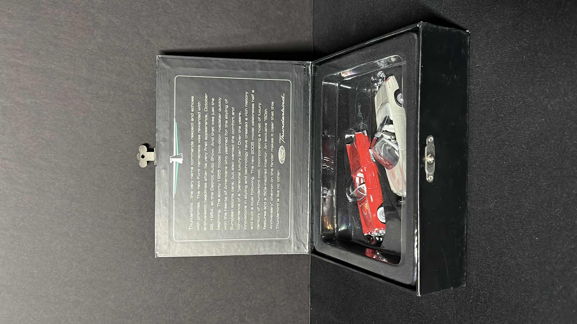 Photo 1 of HALLMARK KEEPSAKE ORNAMENTS FORD THUNDERBIRD 50TH ANNIVERSARY DIE-CAST METAL REPLICA SET, 2005