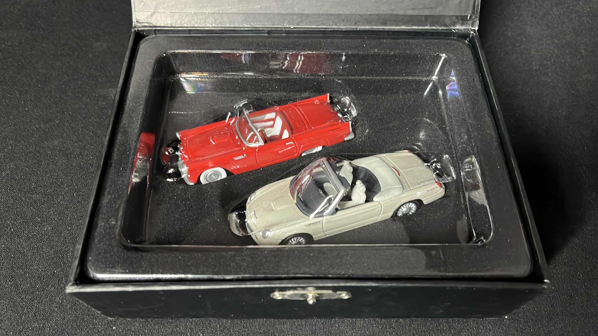 Photo 1 of HALLMARK KEEPSAKE ORNAMENTS FORD THUNDERBIRD 50TH ANNIVERSARY DIE-CAST METAL REPLICA SET, 2005