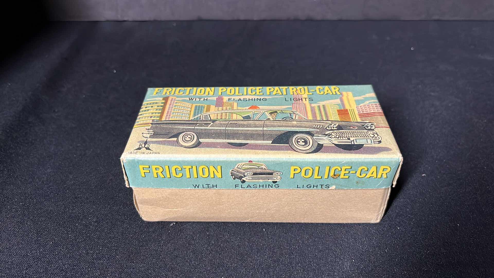 Photo 1 of KS FRICTION POLICE PATROL-CAR W FLASHING LIGHTS, MADE IN JAPAN