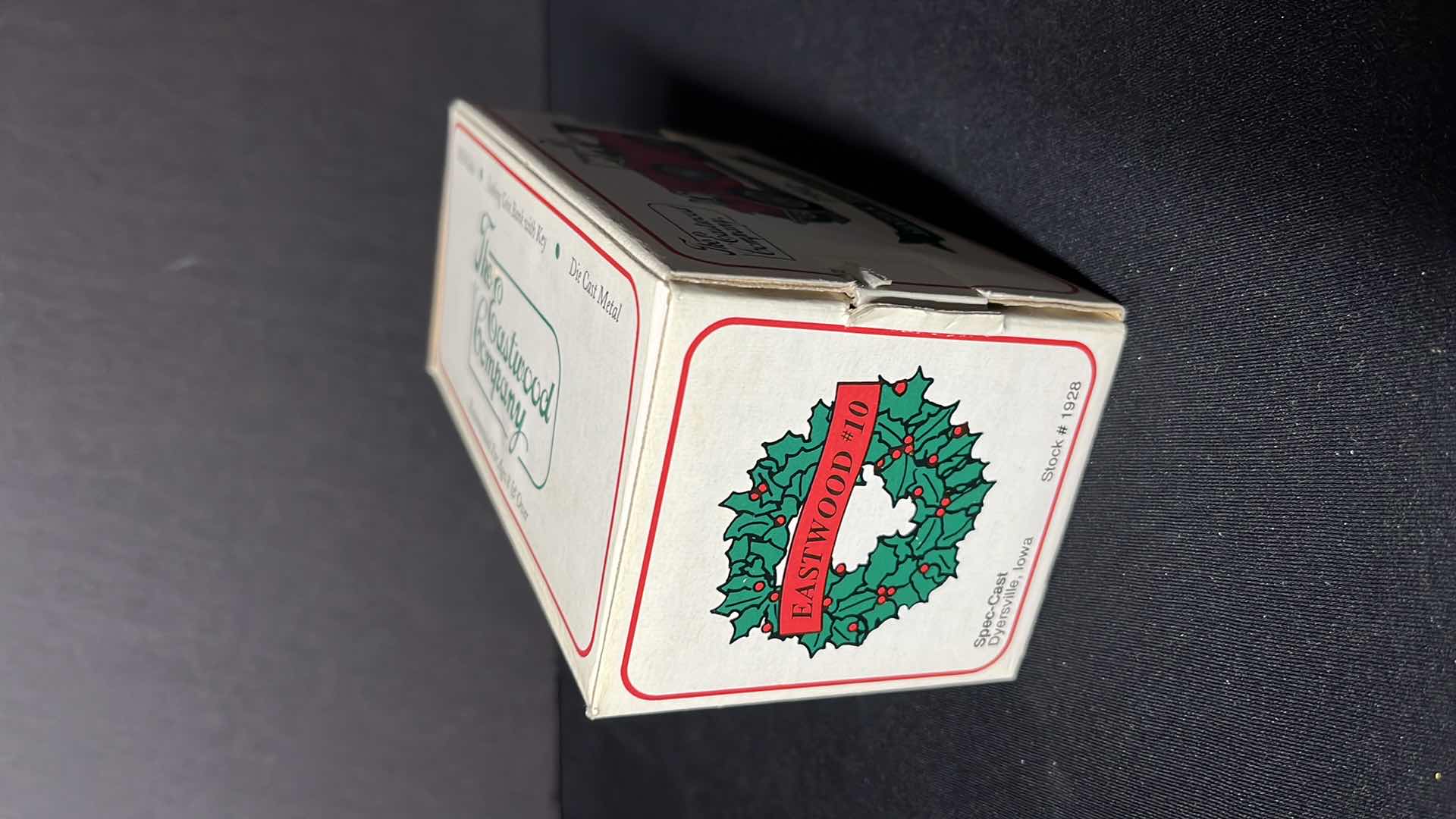 Photo 1 of THE EASTWOOD COMPANY DIE-CAST METAL GORD MODEL A 1992 SANTA’S ROADSTER LOCKING COIN BANK W KEY (STOCK #1928)