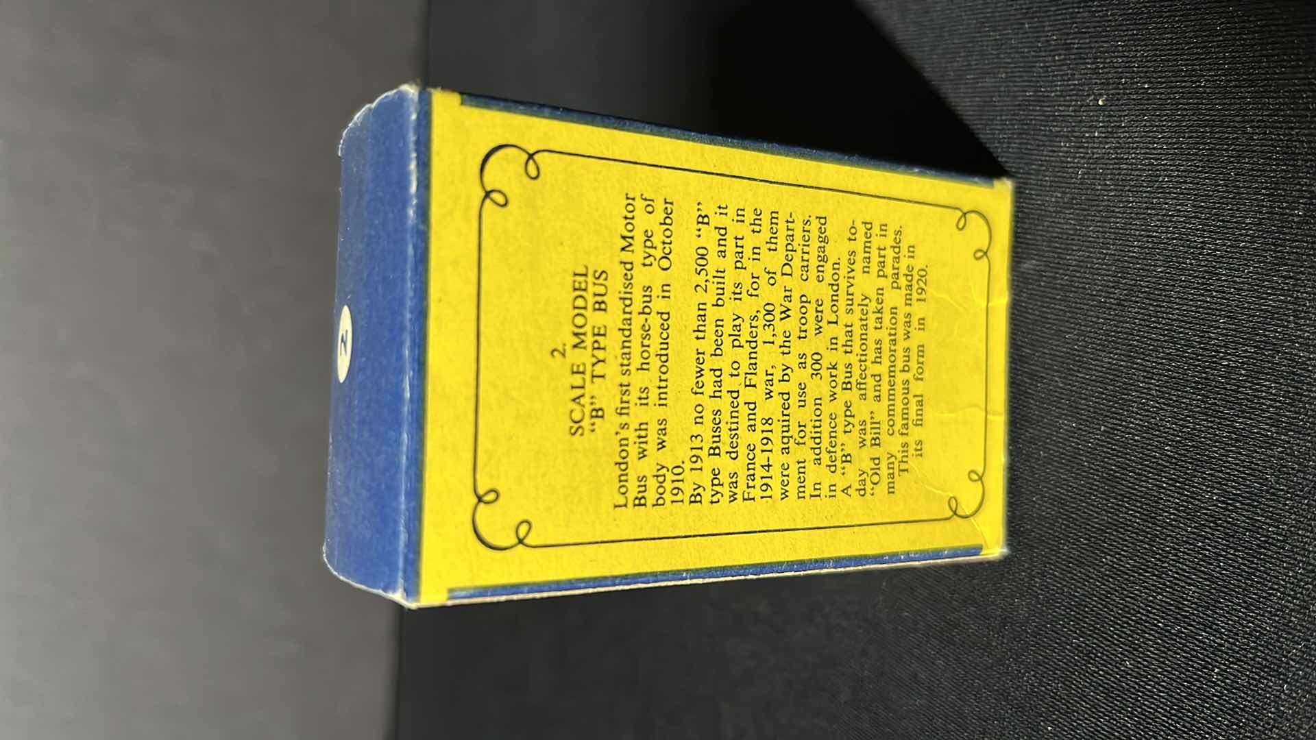 Photo 10 of LESNEY DIE-CAST METAL MODELS OF YESTERYEAR SERIES, NO. 2 SCALE MODEL B TYPE BUS, 1956 - 1961