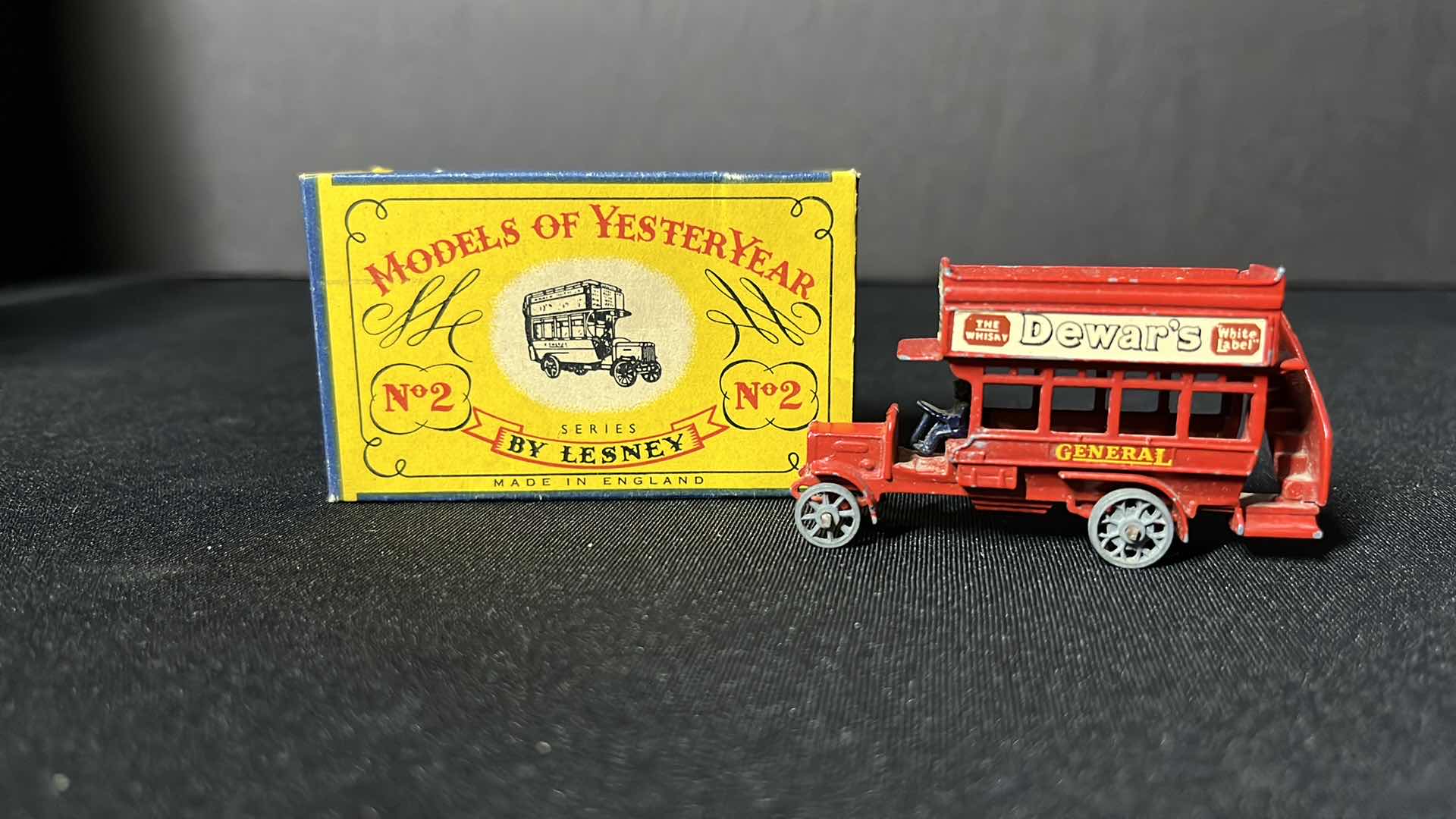 Photo 1 of LESNEY DIE-CAST METAL MODELS OF YESTERYEAR SERIES, NO. 2 SCALE MODEL B TYPE BUS, 1956 - 1961