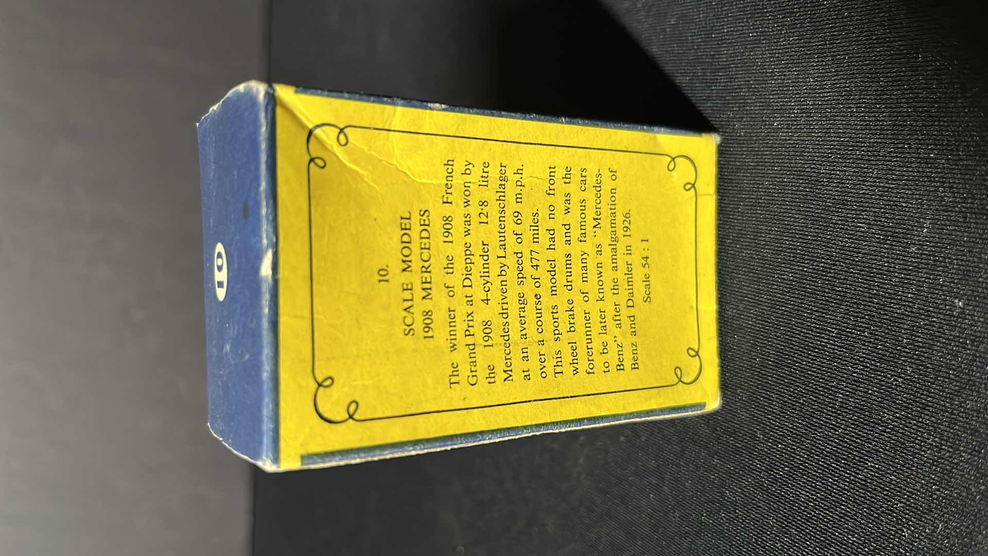 Photo 9 of LESNEY DIE-CAST METAL MODELS OF YESTERYEAR SERIES, NO. 10 SCALE MODEL 1908 MERCEDES, 1956-1961