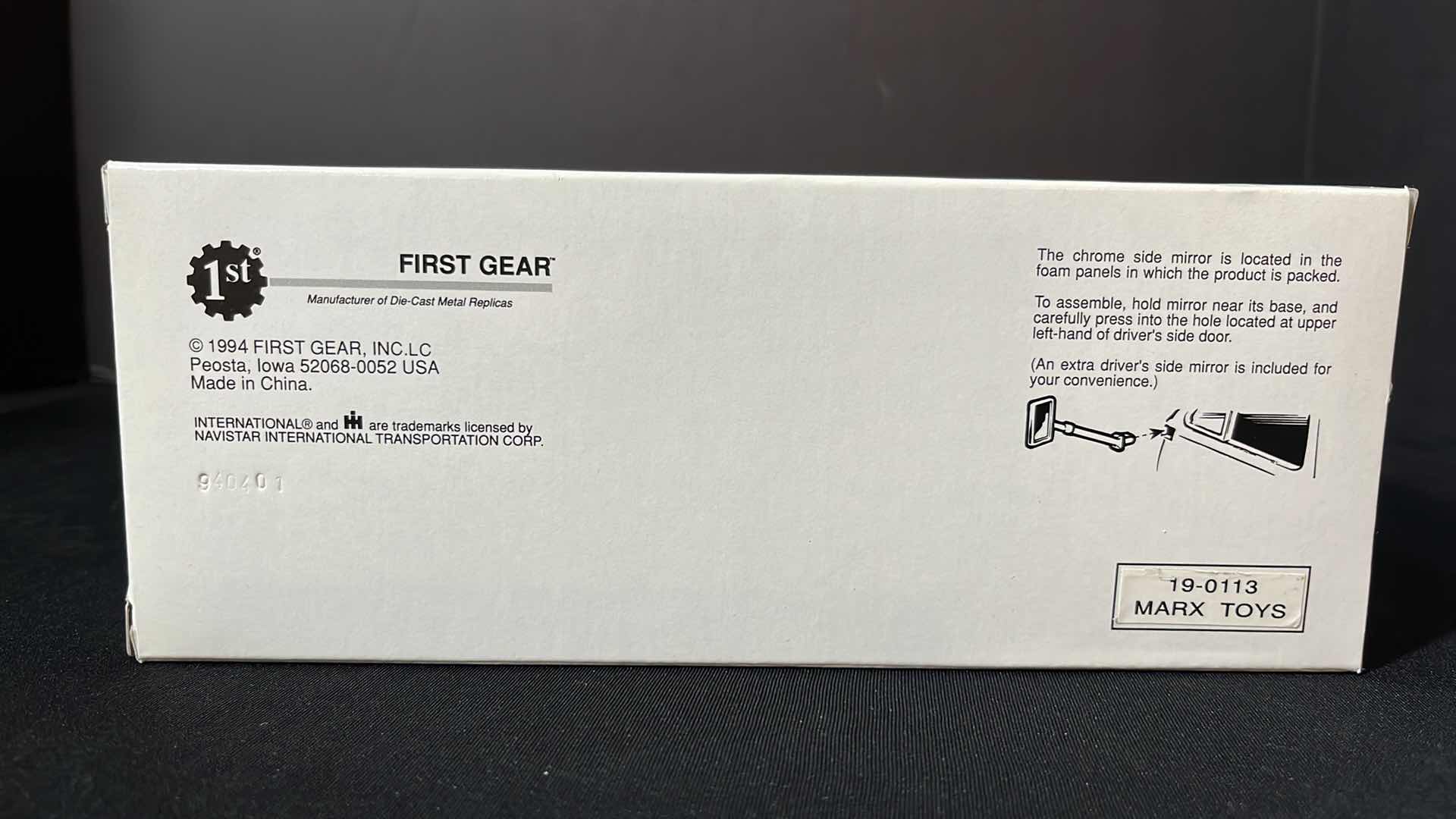 Photo 1 of FIRST GEAR 1957 INTERNATIONAL R-190 FIRE TRUCK (STOCK NO 19-0113)