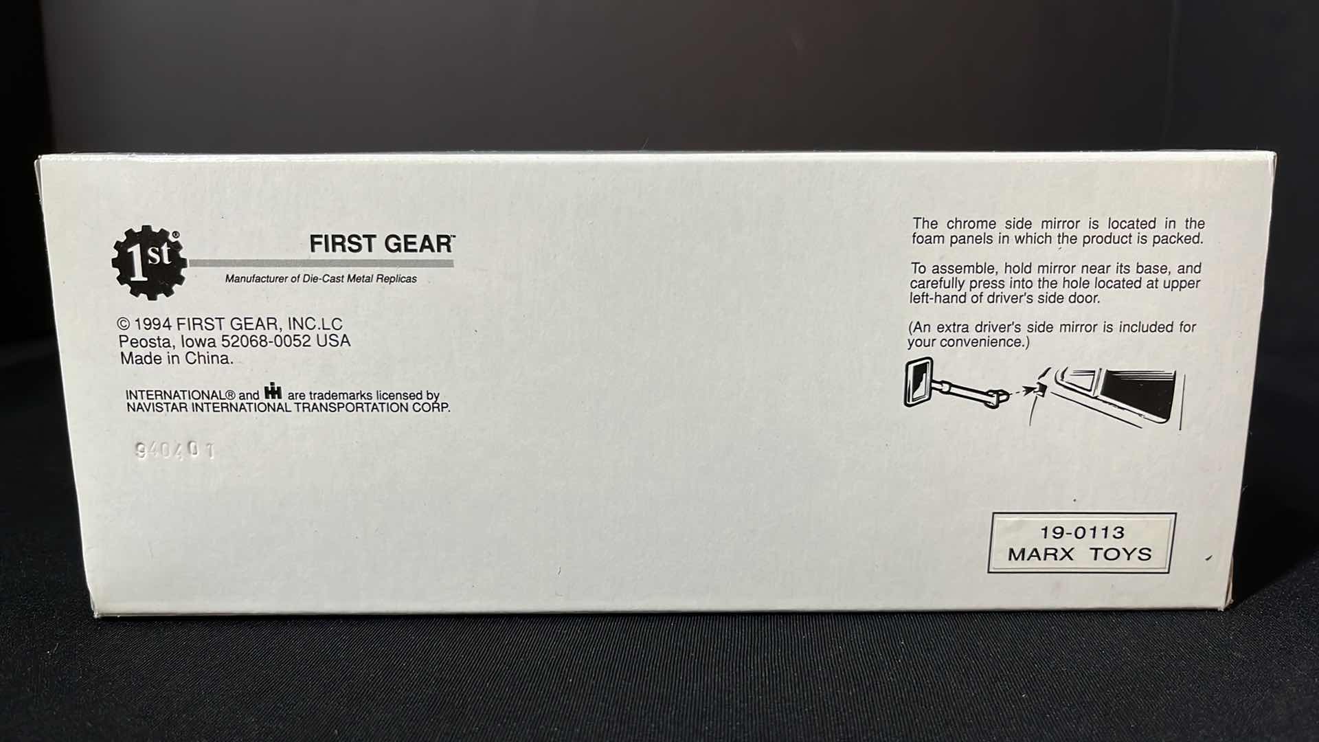 Photo 1 of FIRST GEAR 1957 INTERNATIONAL R-190 FIRE TRUCK (STOCK NO 19-0113)