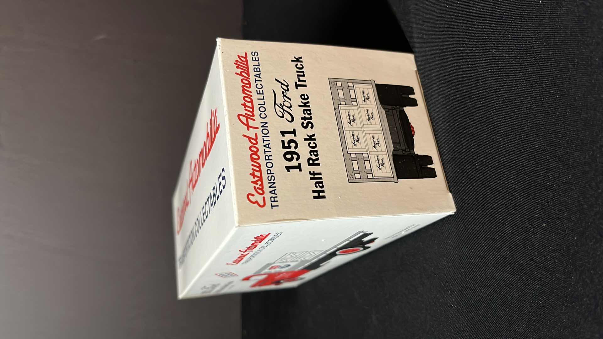 Photo 1 of FIRST GEAR EASTWOOD AUTOMOBILIA TRANSPORTATION COLLECTABLES 1951 FORD F-6 HALF RACK STAKE TRUCK AMERICAN FLYER TRAINS, 1993 (STOCK NO 19-0118)