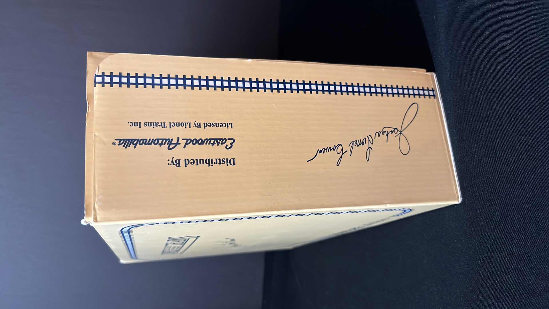 Photo 1 of ERTL EASTWOOD AUTOMOBILIA TRANSPORTATION JOSHUA LIONEL COWEN SIGNATURE EDITION LIONEL ELECTRIC TRAIN 1905 FORD DELIVERY BANK & 1950 CHEVY TRACTOR TRAILER W COA, 1994 (STOCK NO B557)