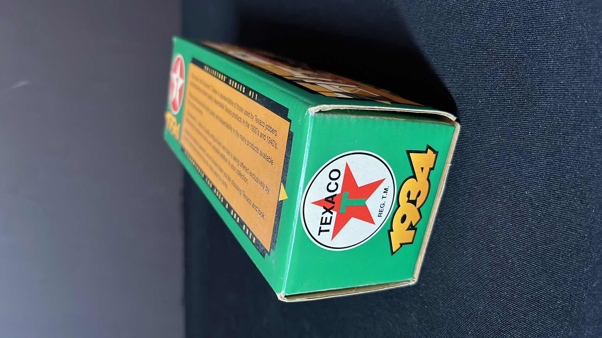 Photo 1 of ERTL DIE-CAST METAL TEXACO 1934 DOODLE BUG DIAMOND TANKER LOCKING COIN BANK W KEY, COLLECTORS SERIES #11, 1994 (STOCK NO B195)