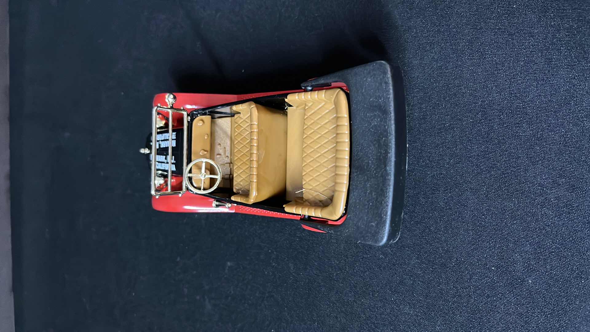View 4 of ERTL DIE-CAST METAL TEXACO 1917 MAXWELL TOURING CAR LOCKING COIN BANK W KEY, COLLECTORS SERIES #14, 1997 (STOCK NO H500)