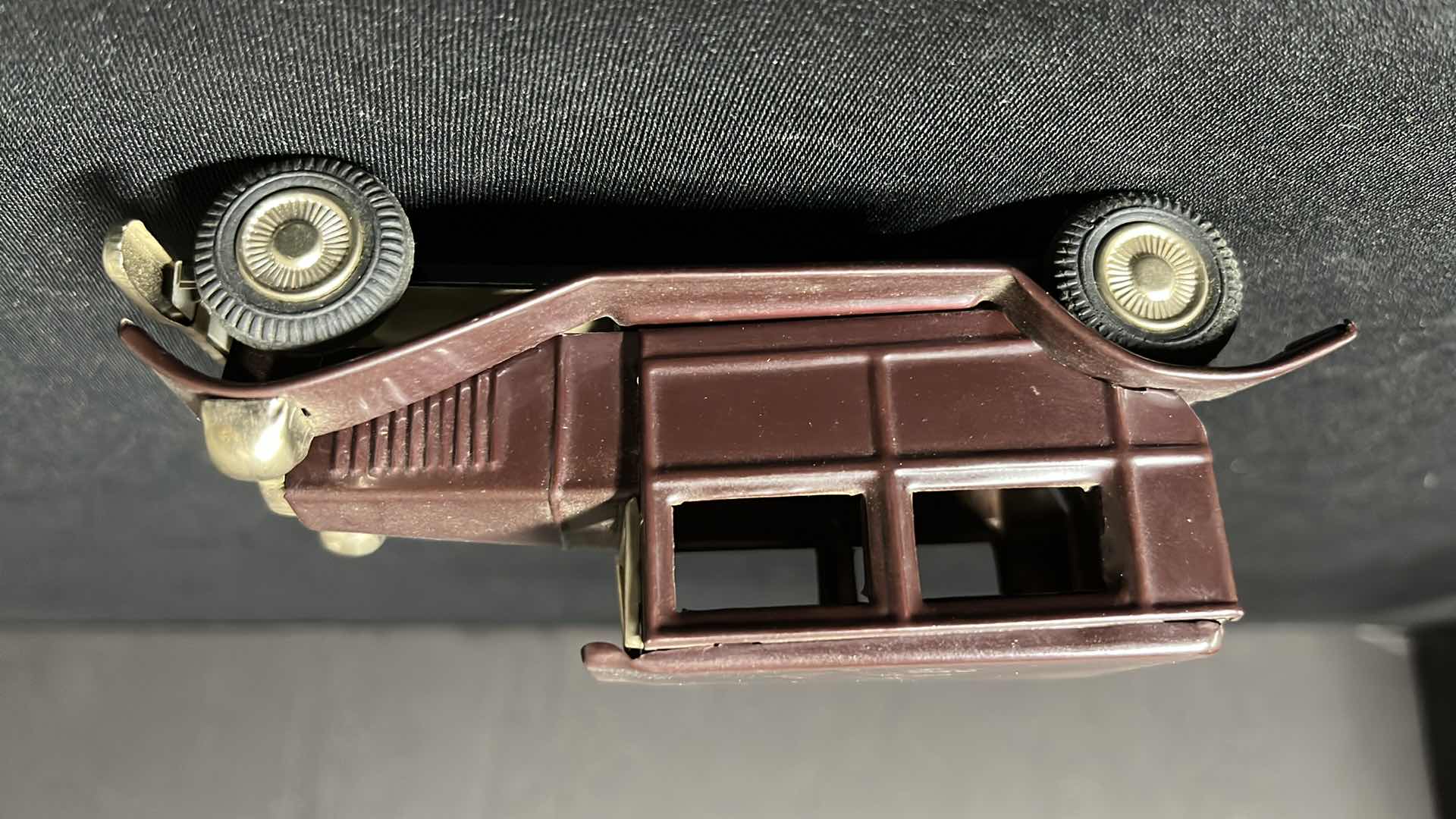 Photo 1 of LINEMAR TOYS VINTAGE MAROON METAL ROLLS ROYCE, MADE IN JAPAN