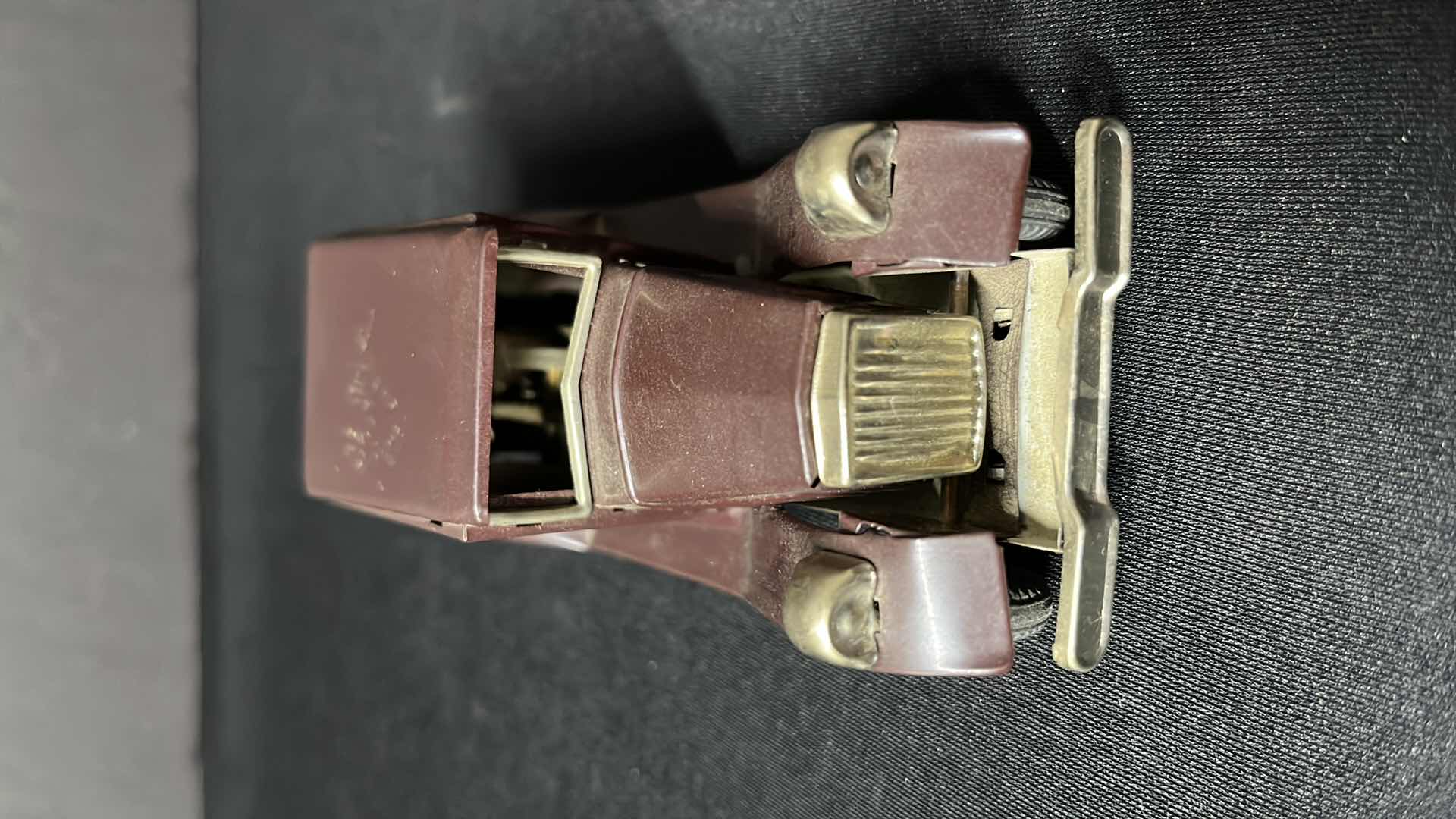 Photo 1 of LINEMAR TOYS VINTAGE MAROON METAL ROLLS ROYCE, MADE IN JAPAN