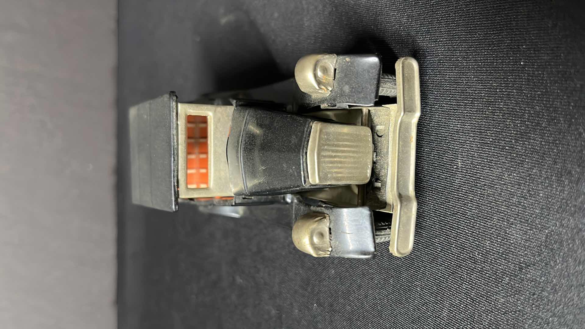 Photo 1 of LINEMAR TOYS VINTAGE BLACK METAL TOURING CAR, MADE IN JAPAN