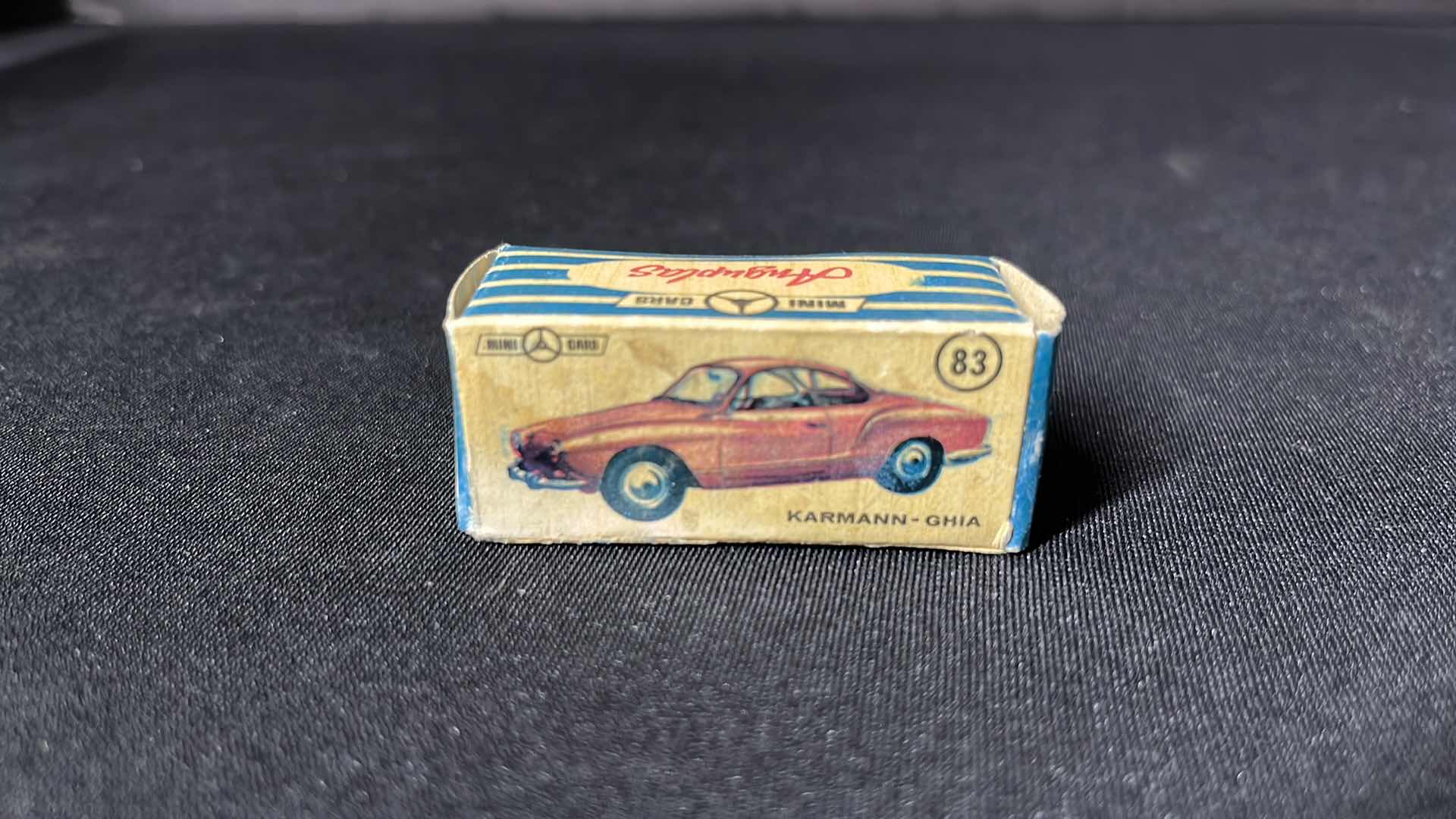 Photo 1 of ANGUPLAS VINTAGE 2” KARMANN GHIA MINI CAR, 1959, MADE IN SPAIN (#83)
