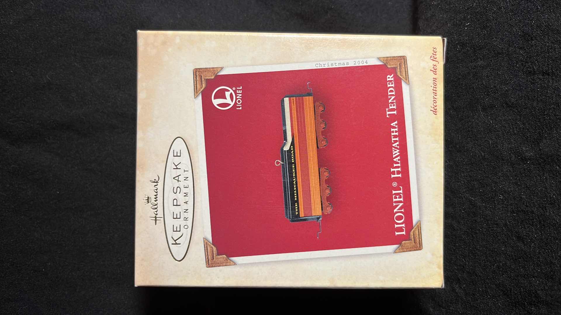 View 2 of HALLMARK LIONEL TRAIN DIE-CAST METAL KEEPSAKE ORNAMENTS HIAWATHA TENDER 2004 (QXI4101) & HIAWATHA OBSERVATION CAR 2004 (QXI4104)